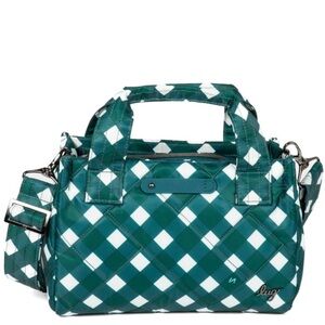Lug Jitterbug Crossbody Bag in Gingham Evergreen